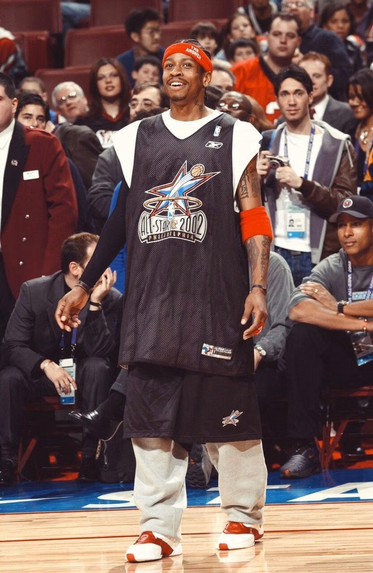 early 2000s basketball jersey streetwear photograph - 