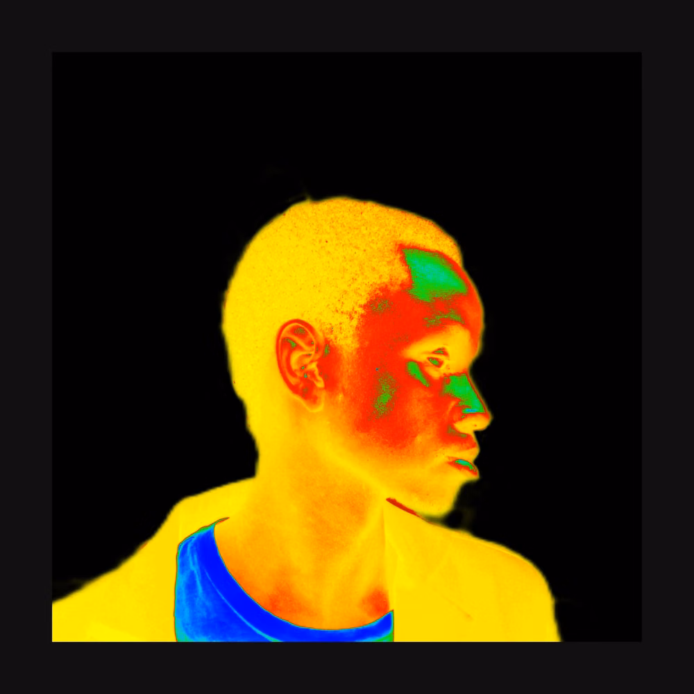 thermal camera portrait color photograph - 