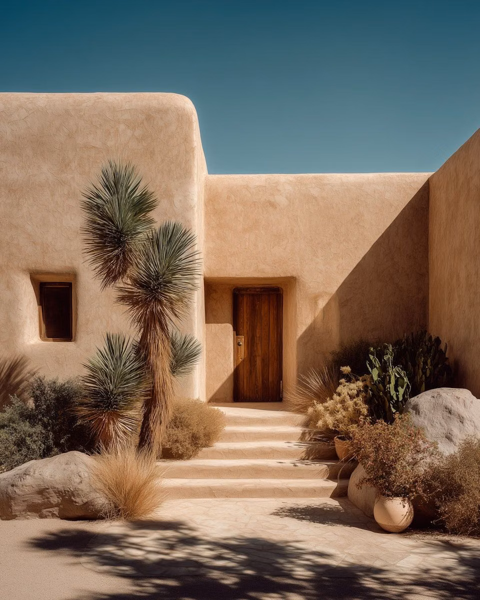Sahel adobe architecture detail photograph - 
