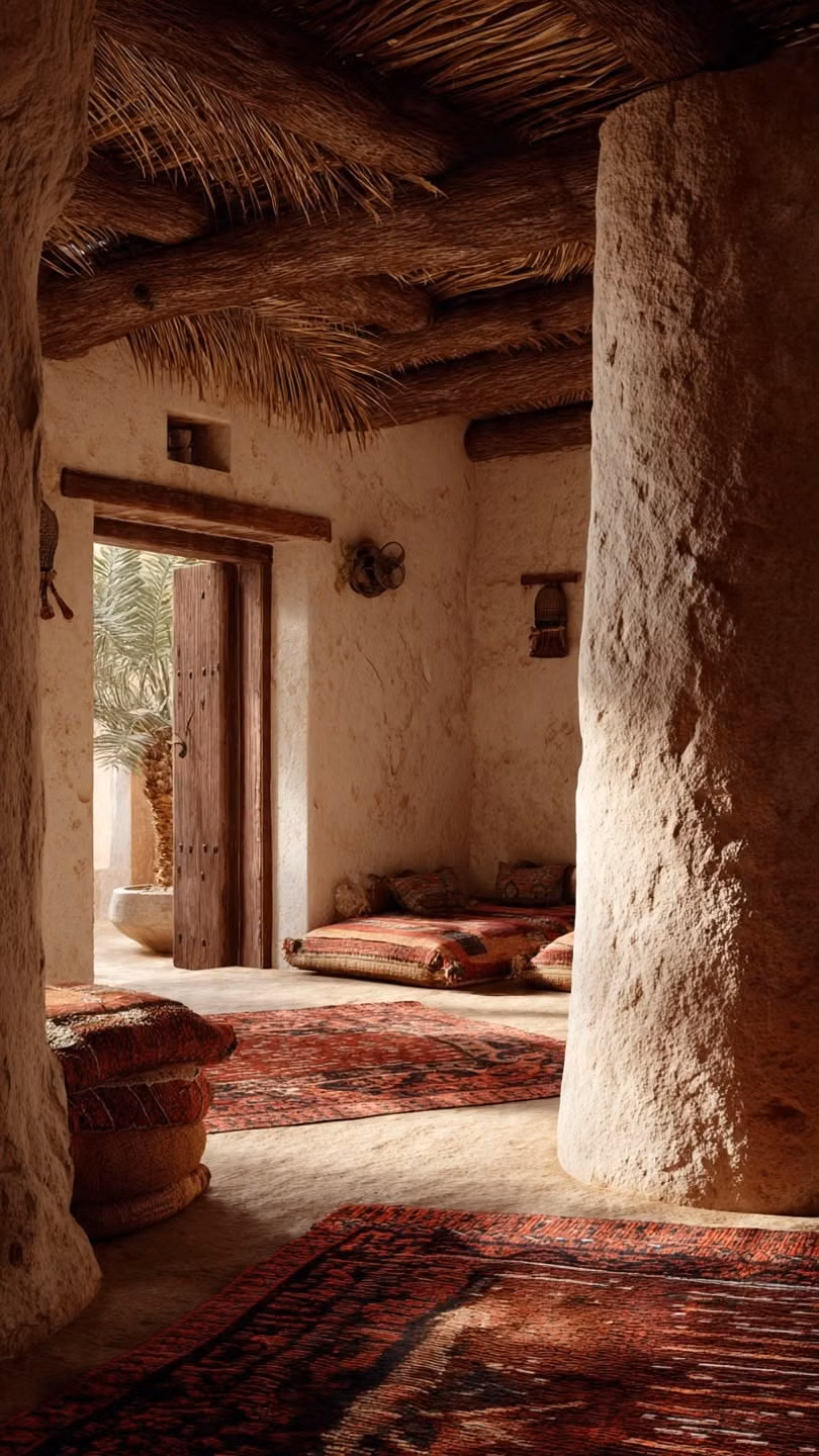Sahel adobe architecture detail photograph - 