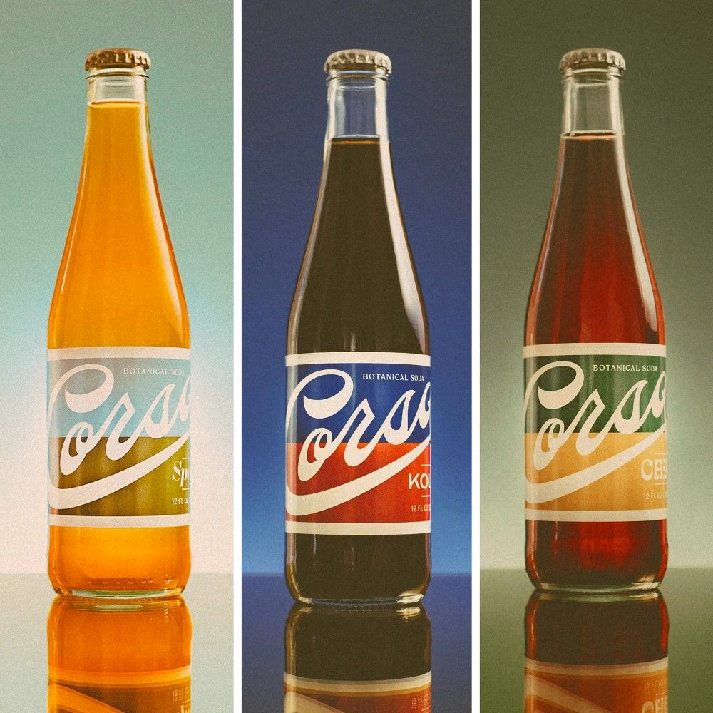 vintage soda bottle packaging photograph -