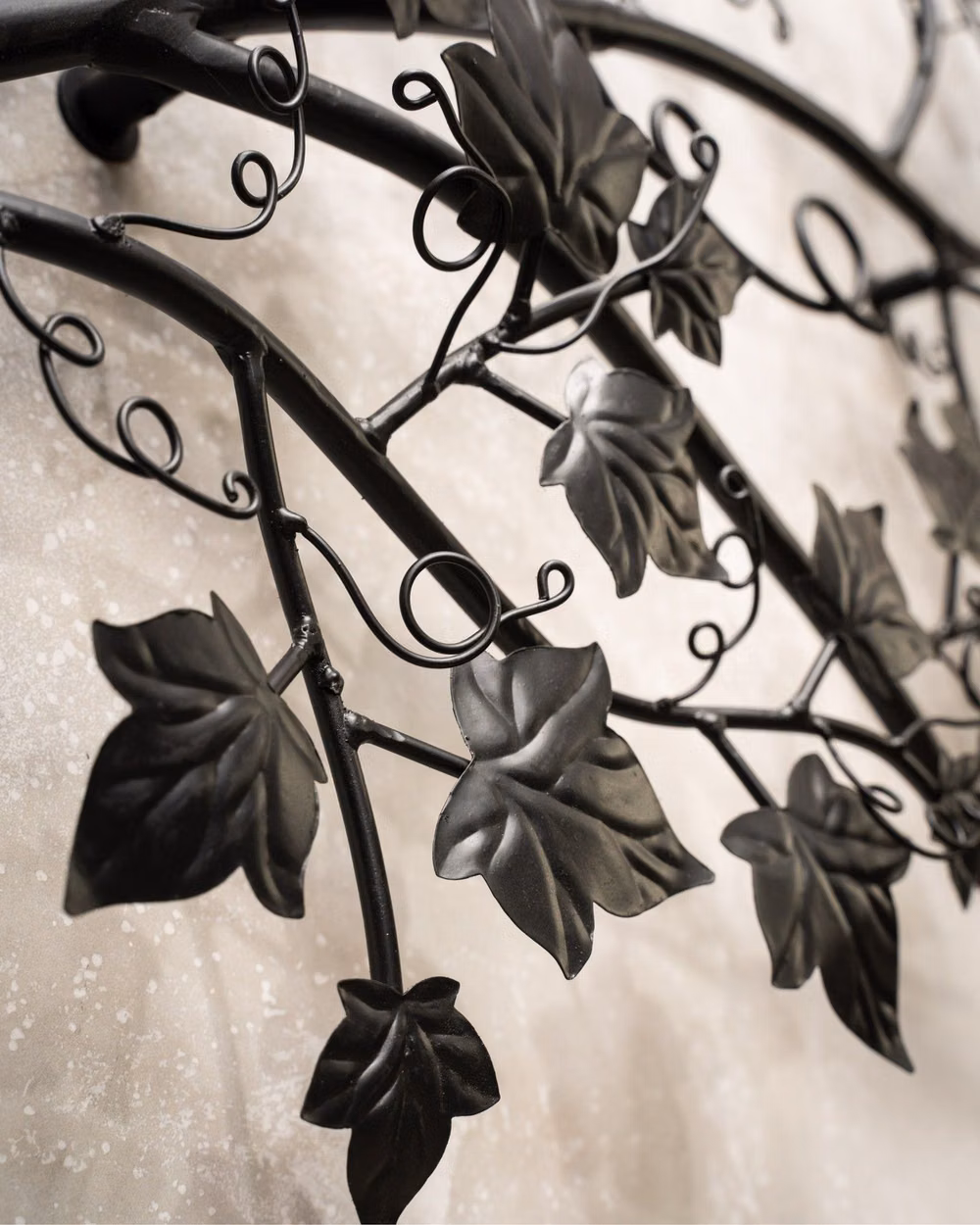 curved wrought iron vine railing photograph - Twist, turn and vine 🍃
The "Ivy" metal wall art captures the graceful curves of ivy with sculpted metal elegance. Intricate, intertwining vines bring a touch of natural sophistication to any outdoor space, no watering required!
Perfect for walls, fences or alcoves that could use a little organic flair.