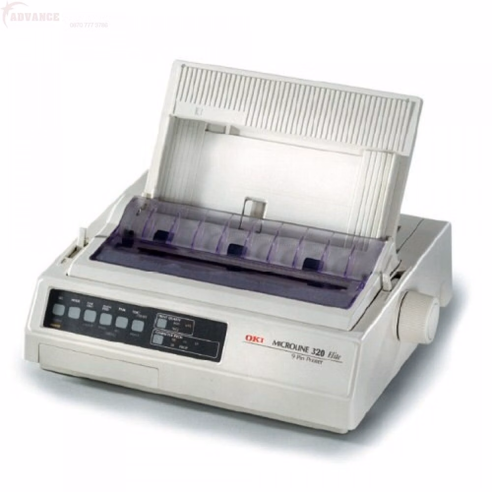 dot matrix equipment label close up photograph - Dot matrix printing was all we knew...