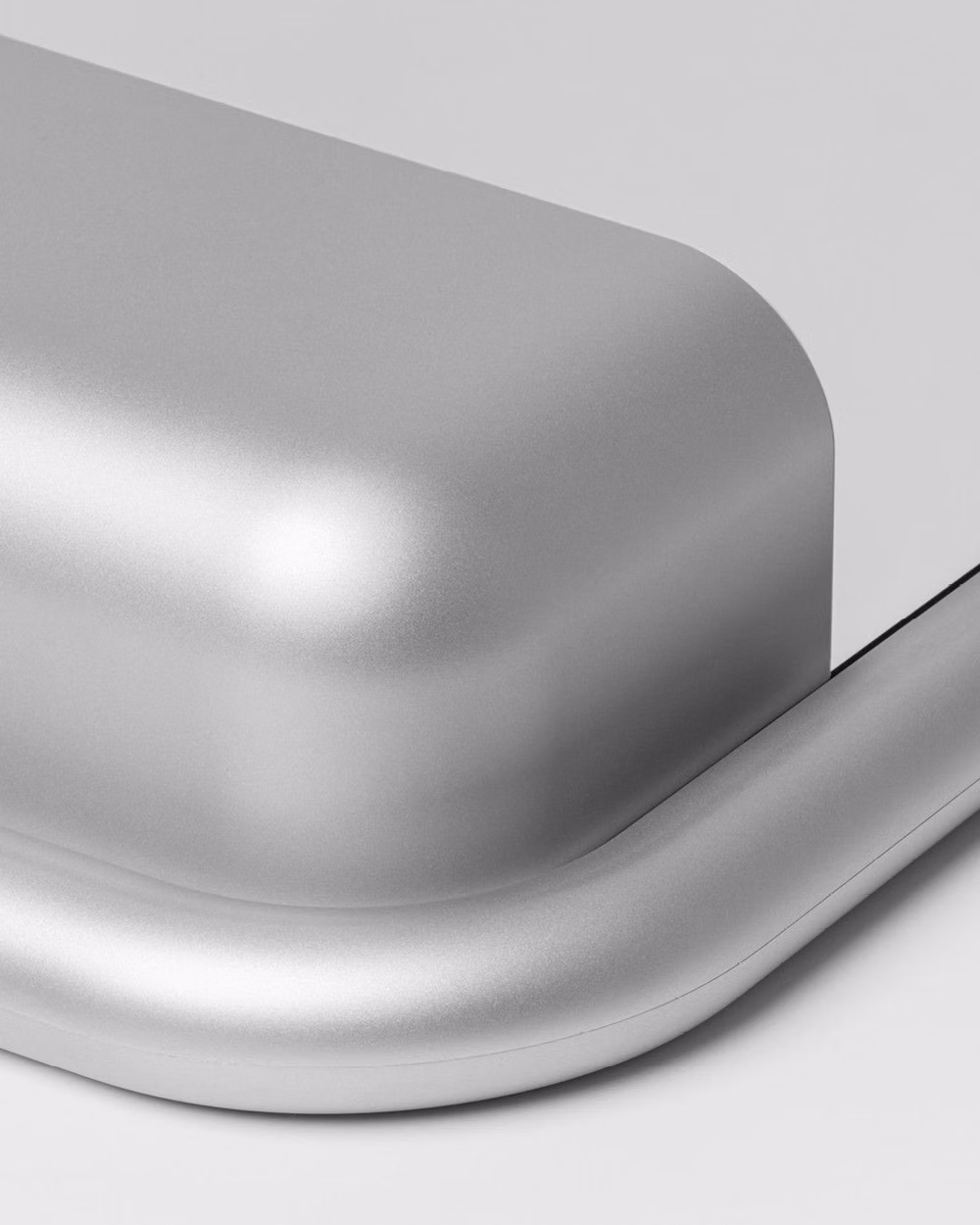 brushed aluminum device macro studio photograph - Instagram