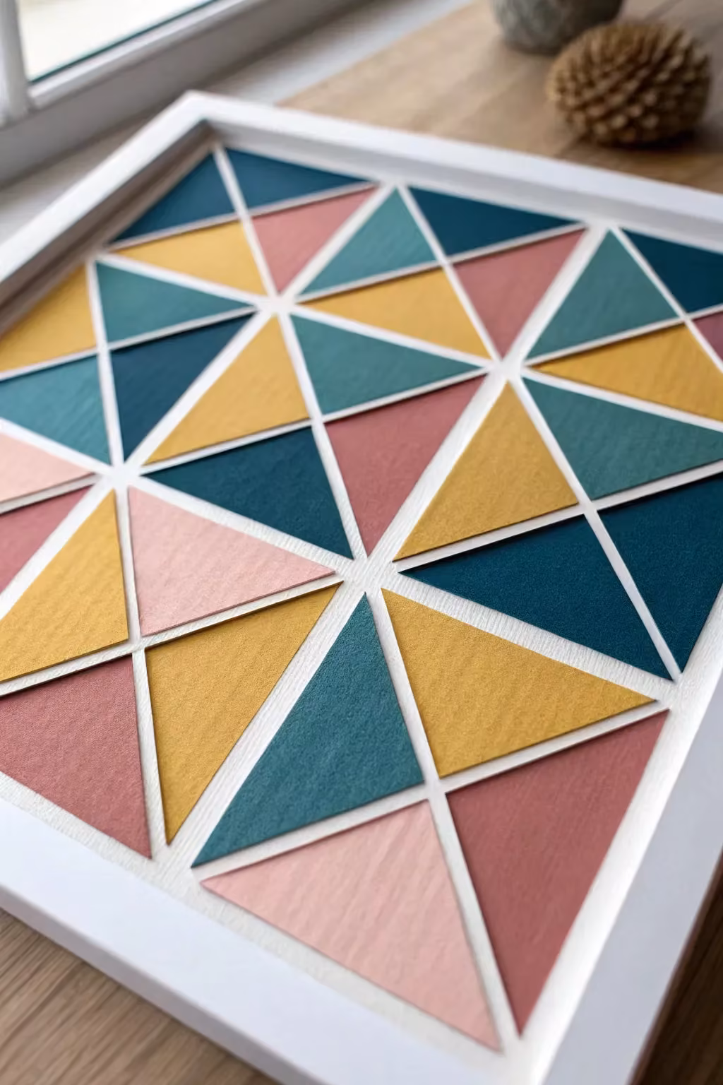 colored construction paper geometric cutouts photograph - Explore the beauty of simplicity with this abstract geometric paper collage, where bold colors meet minimalist design.