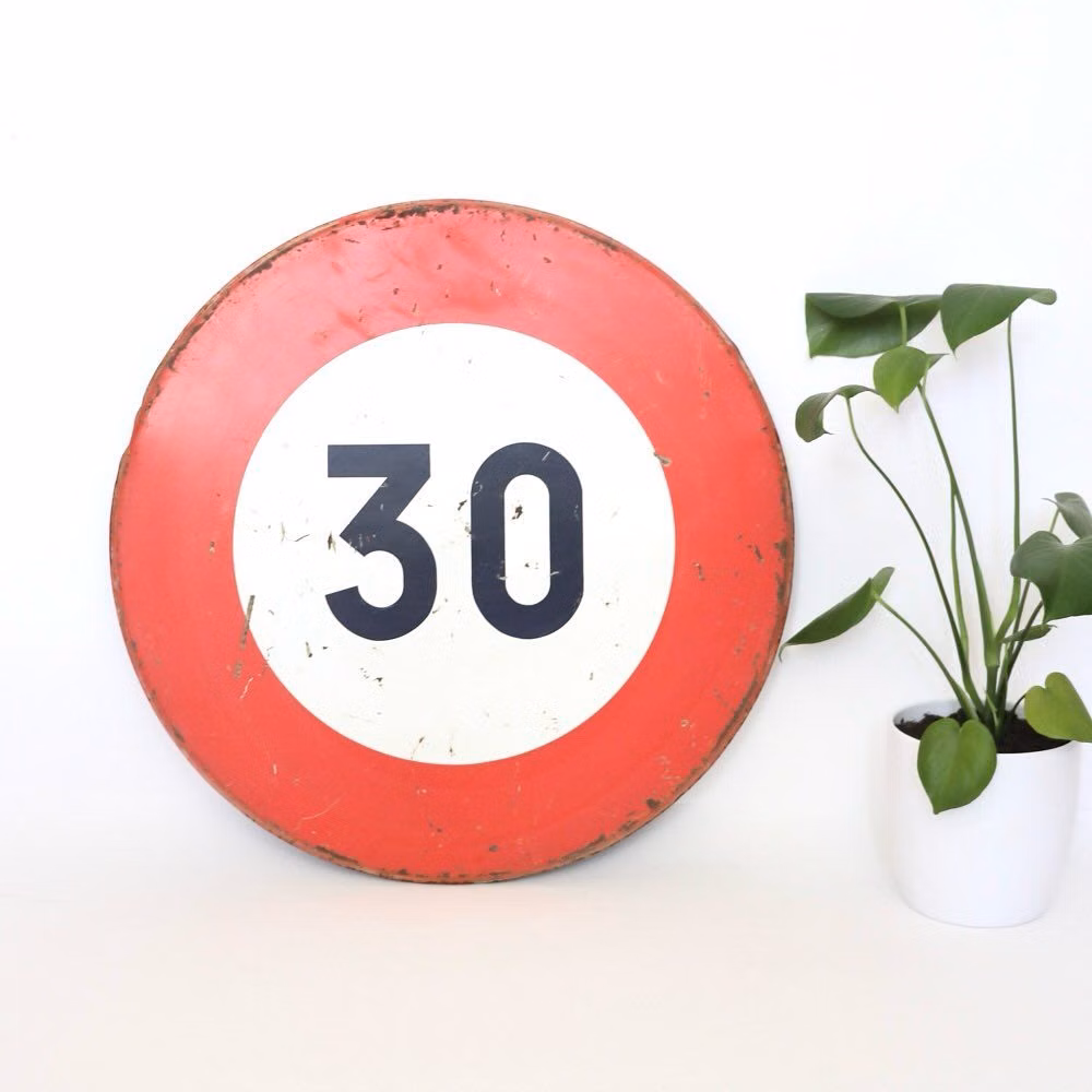 simple enamel road sign symbols photograph - // NOW SOLD // We only have one vintage French road sign left! Available online now with free UK delivery 🖤 // #vintageroadsign #frenchroadsign #enamelroadsign #enamelsign #walldecor #industrialdecor #industrialhome #owlandtheelephant