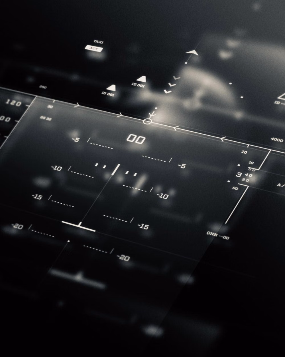 FUI / HUD aesthetic -