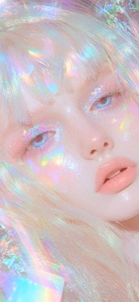 Holographic / Iridescent UI aesthetic -