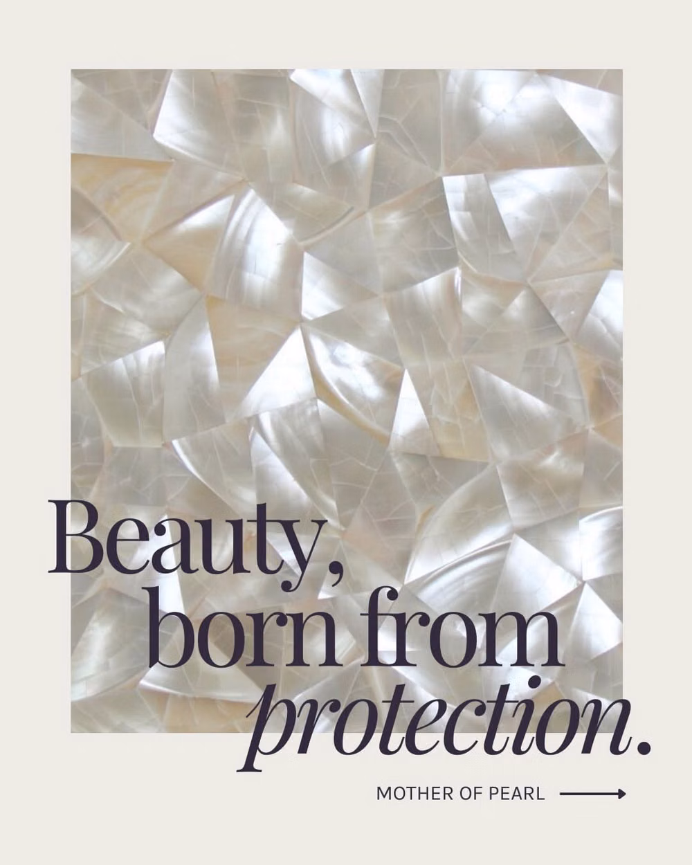 mother of pearl surface macro photograph - Every layer tells a story of care, intention and resilience. 🐚
Beneath the surface of a shell, layers build slowly, creating mother of pearl’s soft, luminous glow
Shaped by hand and tradition, discarded material is transformed into something lasting and beautiful
Its calm glow is perfect for spaces that value meaning, balance and time 🕊️🤍
#aloraa #motherofpearl #materialstudy #photoframes #giftideas