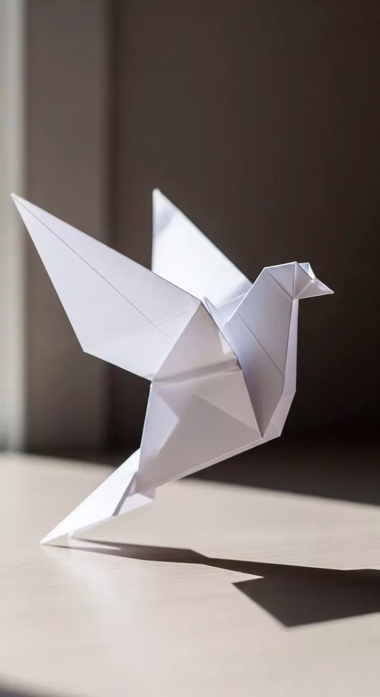 origami animal geometric folds photograph - 25 Cute Origami Ideas That Melt Hearts - craftedwizard.com