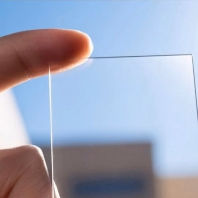 transparent solar panel glass close up photograph - 