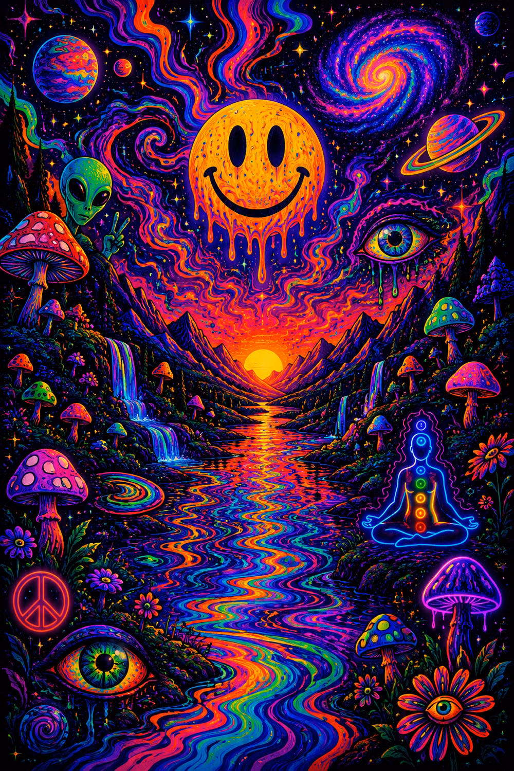 Psychedelic Design aesthetic - #wallpaper #trippy #pinterest #explorepage