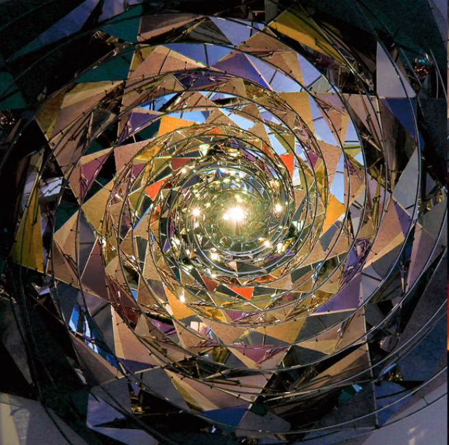 kaleidoscope glass reflections photograph - 