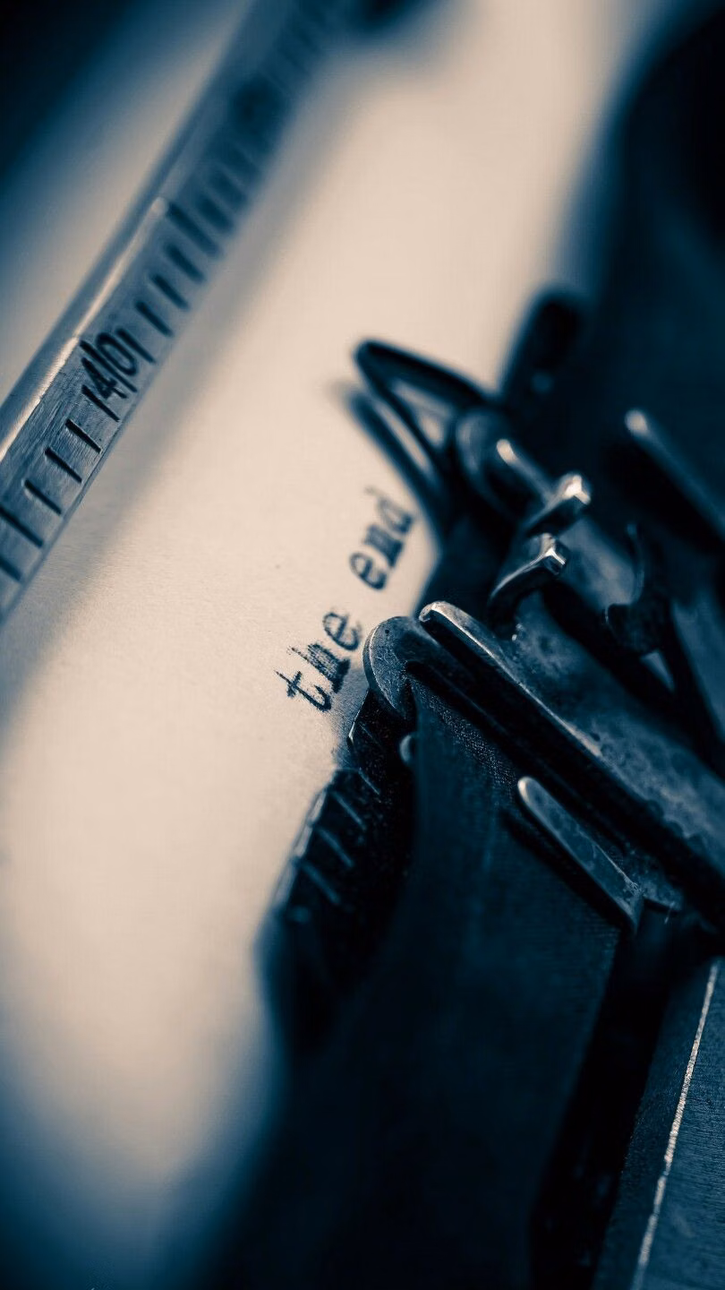 typewriter letters uneven ink close up photograph - 