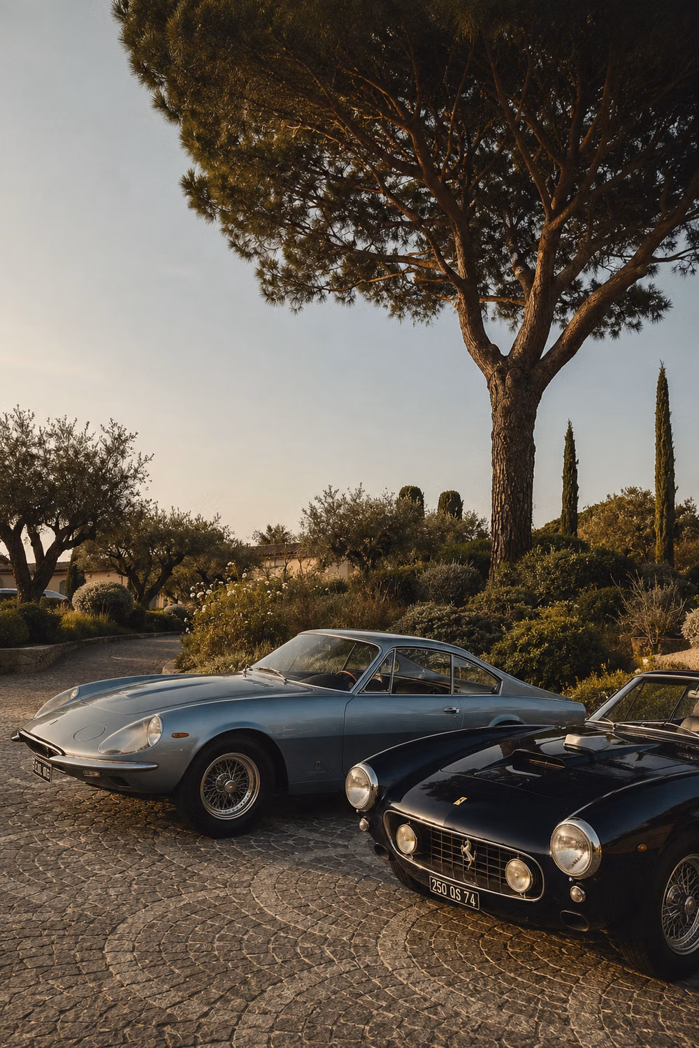 Quiet Luxury aesthetic - Experience the timeless elegance of vintage luxury cars with this stunning old money aesthetic featuring classic Ferrari icons in a peaceful Mediterranean setting. Inspired by quiet luxury, European heritage, refined wealth, and sophisticated living, this image captures the essence of timeless style and elite automotive design. Perfect inspiration for luxury lifestyle lovers, classic car enthusiasts, vintage travel aesthetics, and old money living.  Old Money, Vintage Ferrari, Classic Cars, Luxury Cars, Quiet Luxury, European Lifestyle, Wealth Aesthetic, Mediterranean Estate, Luxury Lifestyle, Timeless Elegance  #OldMoney #VintageFerrari #LuxuryCars #ClassicCars #QuietLuxury #LuxuryLifestyle #OldMoneyAesthetic #TimelessStyle #EuropeanLuxury #LuxuryGarage #CarAesthetic #FerrariClassic