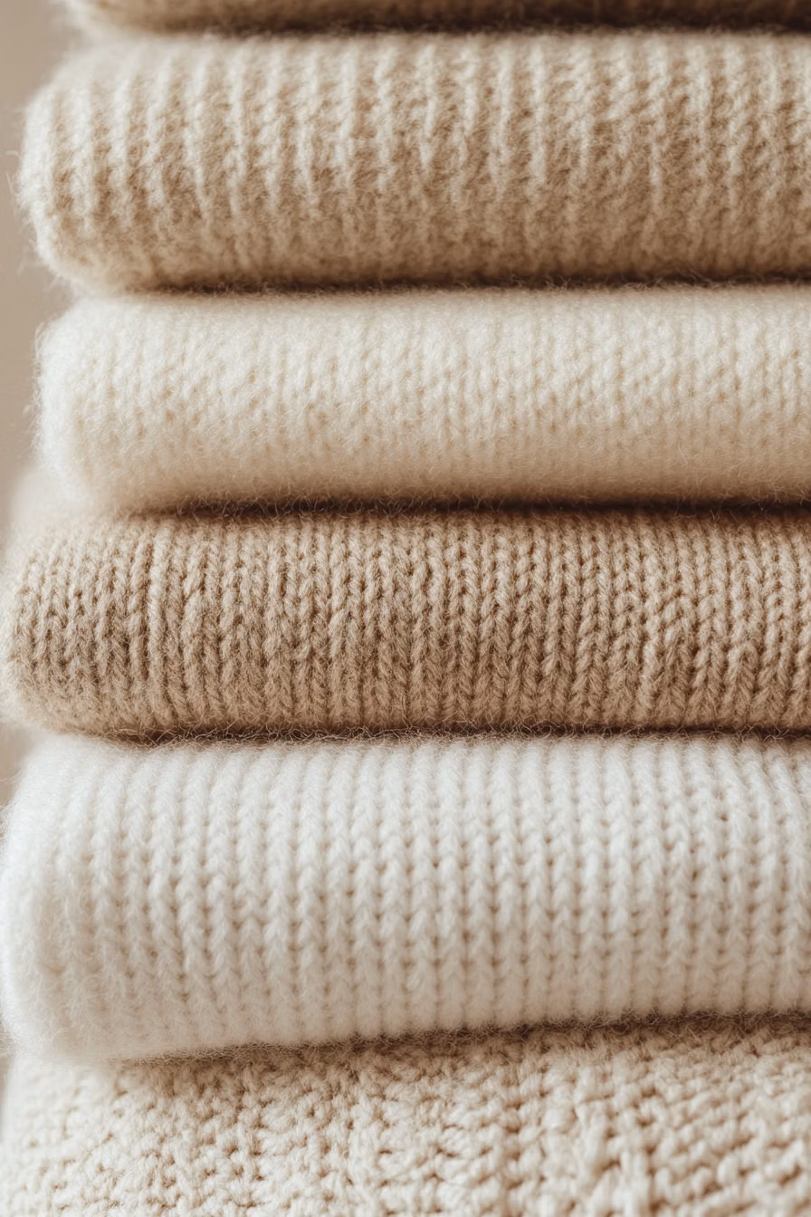 neutral cashmere fabric weave macro photograph -