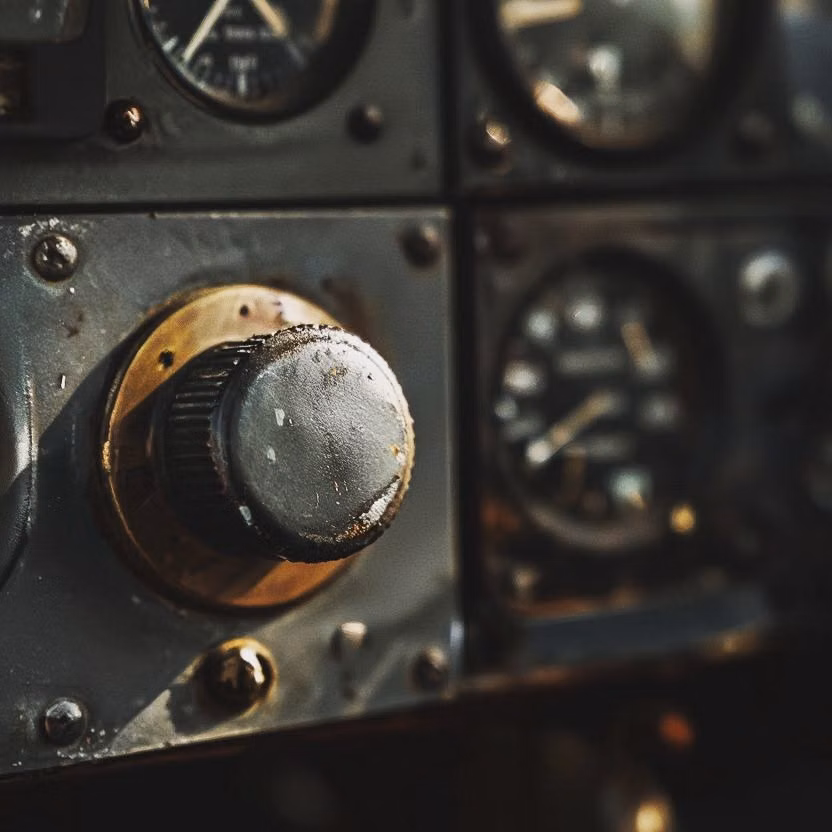 analog aerospace gauge panel close up photograph - Technology with a history. 🚁🕰️
Look at the edges of this dial. The paint didn't just flake off; it was worn away by thousands of flights, hundreds of pilots, and years of human intent.
Before "User Experience" (UX) was a buzzword for app designers, it was a physical reality. This dial has adapted to the human hand.
#TechnicalCuriosity #HelicopterPilot #IndustrialDesign #VintageAviation #WabiSabi #EngineeringHistory #Patina #CockpitViews #AnalogAviation #HumanCentricDesign #RetroTech