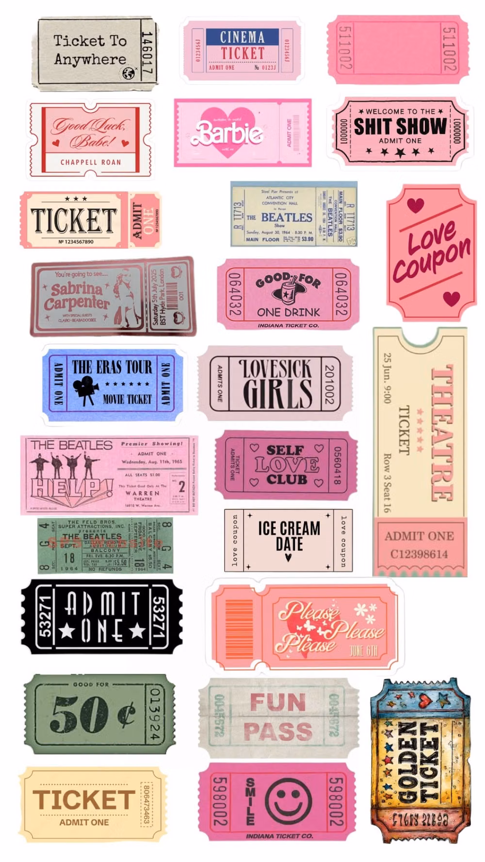 Scrapbook / Sticker UI aesthetic -