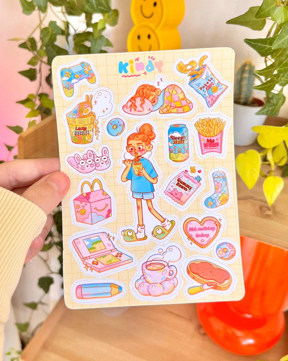 colorful sticker sheets stationery photograph - Enhance your daily planning with cute kawaii planner stickers that bring joy and personality to your journal. This fun and colorful sticker set features floral designs and cozy elements perfect for DIY projects and stationery lovers. Visit our site to download a free selection of charming sticker sheets and elevate your planning experience! 🌸✨ #Kawaii #PlannerStickers