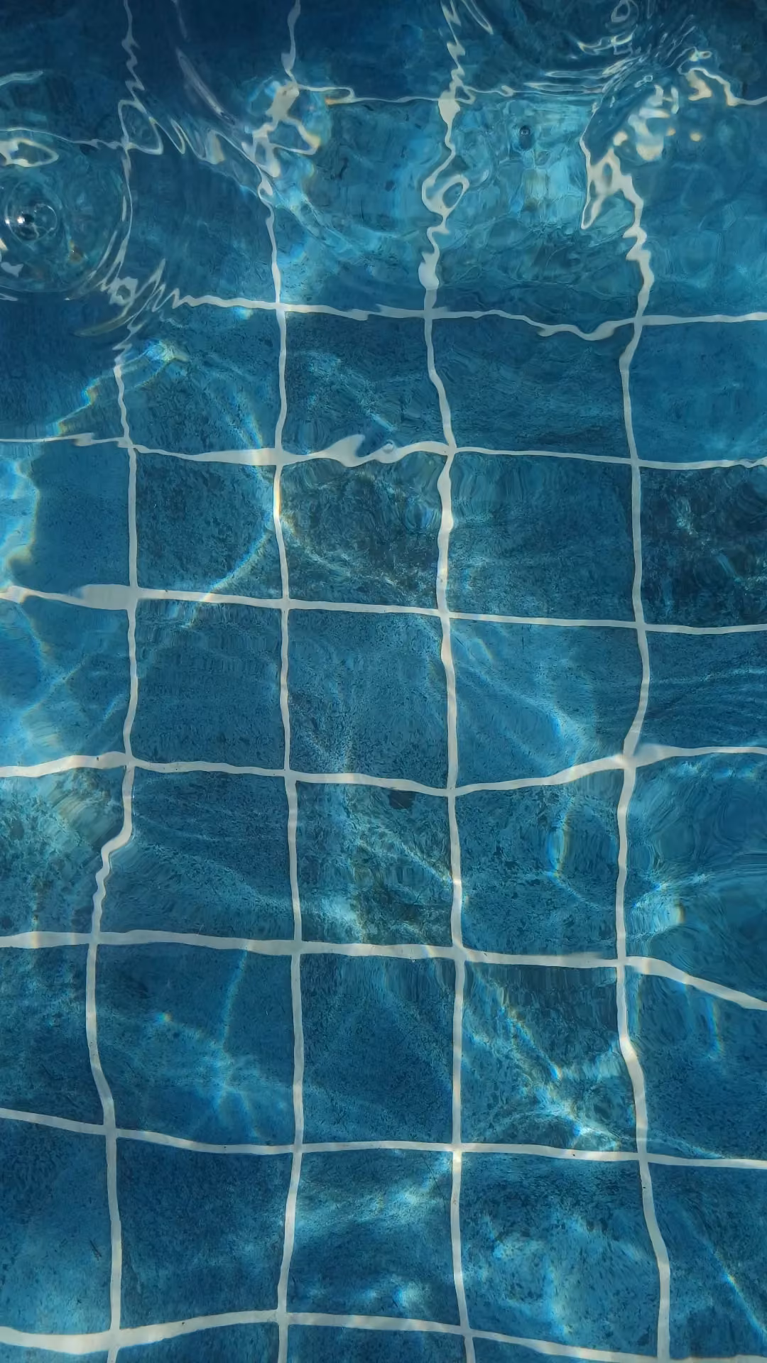 swimming pool water caustics photograph - 
