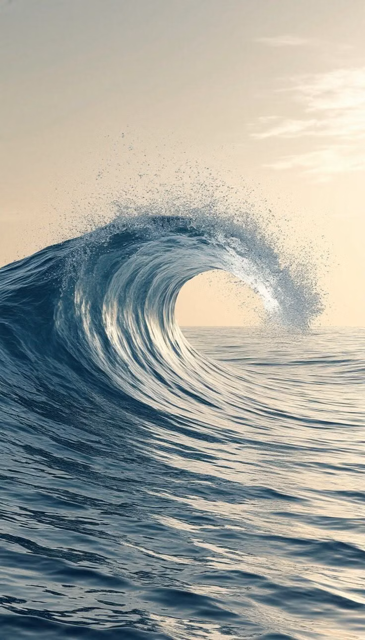 breaking ocean wave surf photograph -