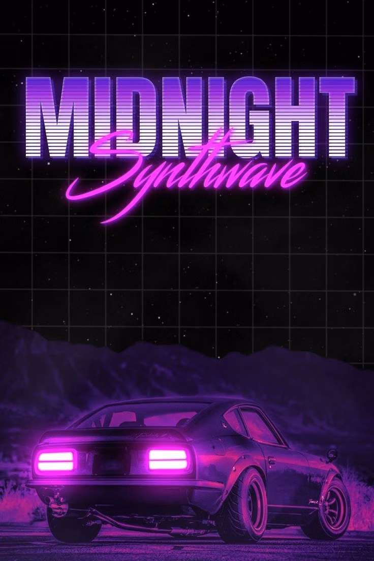Synthwave / Outrun aesthetic -