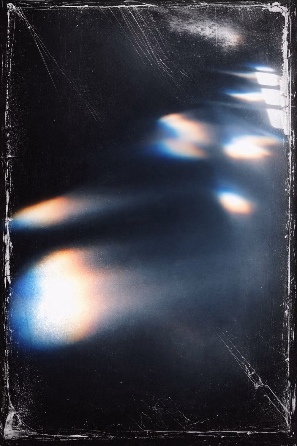 laser light grid fog photograph -
