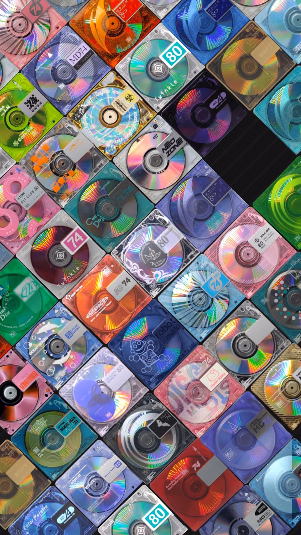 1990s CD ROM discs collection photograph -
